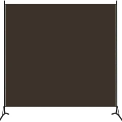 Séparateurs De Pièces-vidaXL Cloison de séparation 175x180 cm tissu Marron