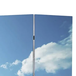 Séparateurs De Pièces-vidaXL Cloison de séparation pliable 120 x 170 cm Plage Bleu