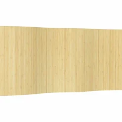 Séparateurs De Pièces-vidaXL Cloison de séparation naturel clair largeur 400 cm hauteur 165 cm bambou lumi&egrave;re naturelle