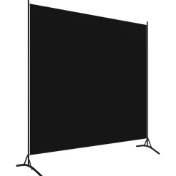 Séparateurs De Pièces-vidaXL Cloison de séparation 175x180 cm tissu Noir