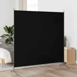 Séparateurs De Pièces-vidaXL Cloison de séparation 175x180 cm tissu Noir