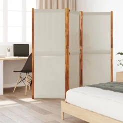vidaXL Cloison de séparation 3 panneaux 210x180 cm