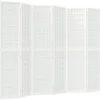 vidaXL Cloison de séparation pliable 6 panneaux 240x170 cm Blanc