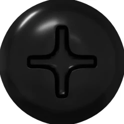 Accessoires De Quincaillerie-vidaXL Clou auto-perceur 2 pcs Noir 4 x 25 mm Acier