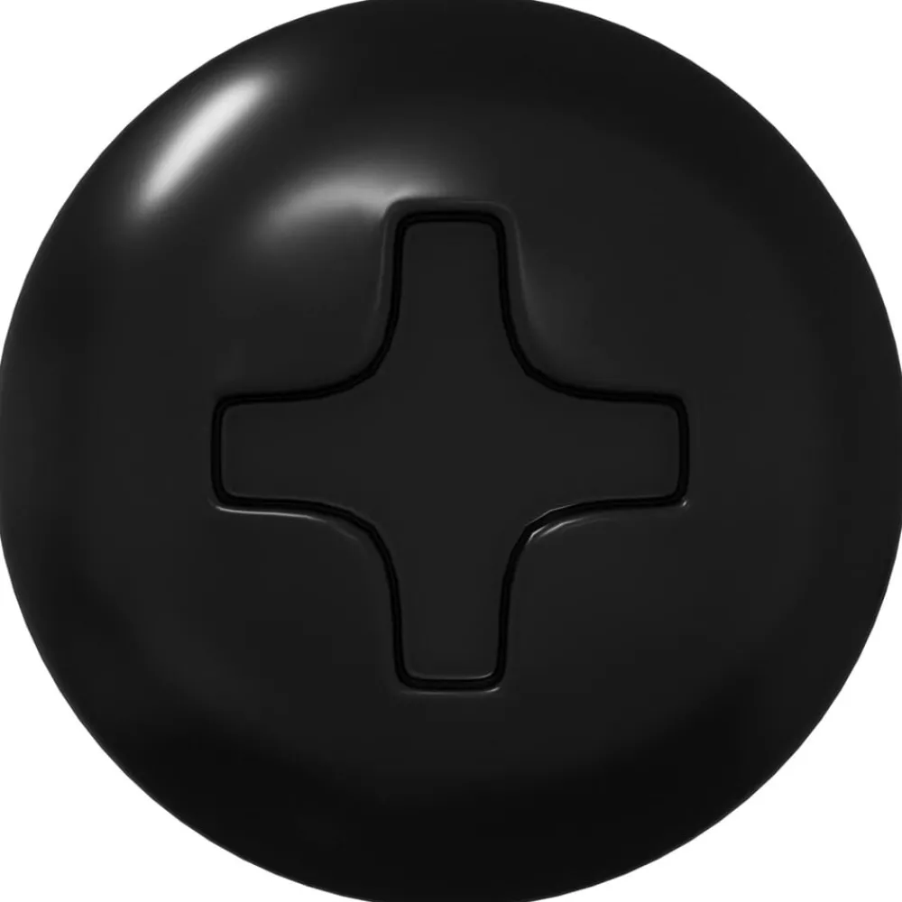 Accessoires De Quincaillerie-vidaXL Clou de Taraudage 2 pcs Noir M4 x 28 mm Acier