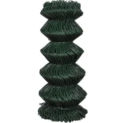 Clôtures & Barrières-vidaXL Clôture à mailles losangées Acier 0,8x25 m Vert