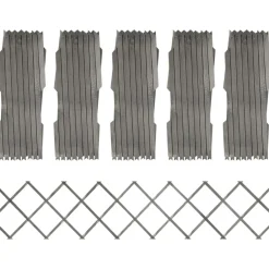 vidaXL Clôture à treillis 5 pcs Bois de sapin massif 180x30 cm