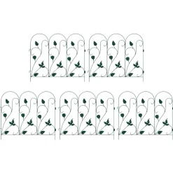 Clôtures & Barrières-vidaXL Clôture de jardin 5 pcs Acier Vert