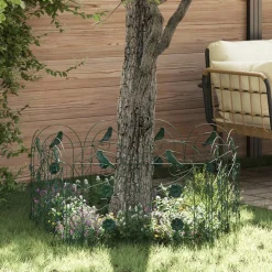 Clôtures & Barrières-vidaXL Clôture de jardin 5 pcs Acier Vert