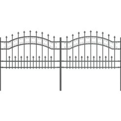 vidaXL Clôture de jardin Kampen Gris 240 x 118 cm
