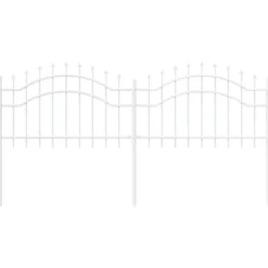 Clôtures & Barrières-vidaXL Clôture de jardin Woerden 240 x 115 cm Blanc