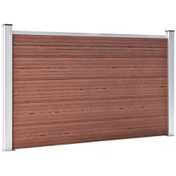 Clôtures & Barrières-vidaXL Clôture de jardin WPC 872x106 cm Marron