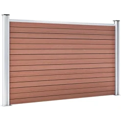 vidaXL Clôture de jardin WPC 353x106 cm