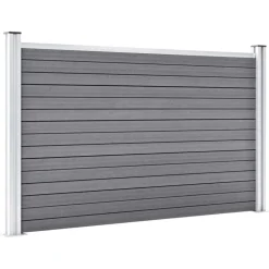 vidaXL Clôture de jardin WPC 526x106 cm