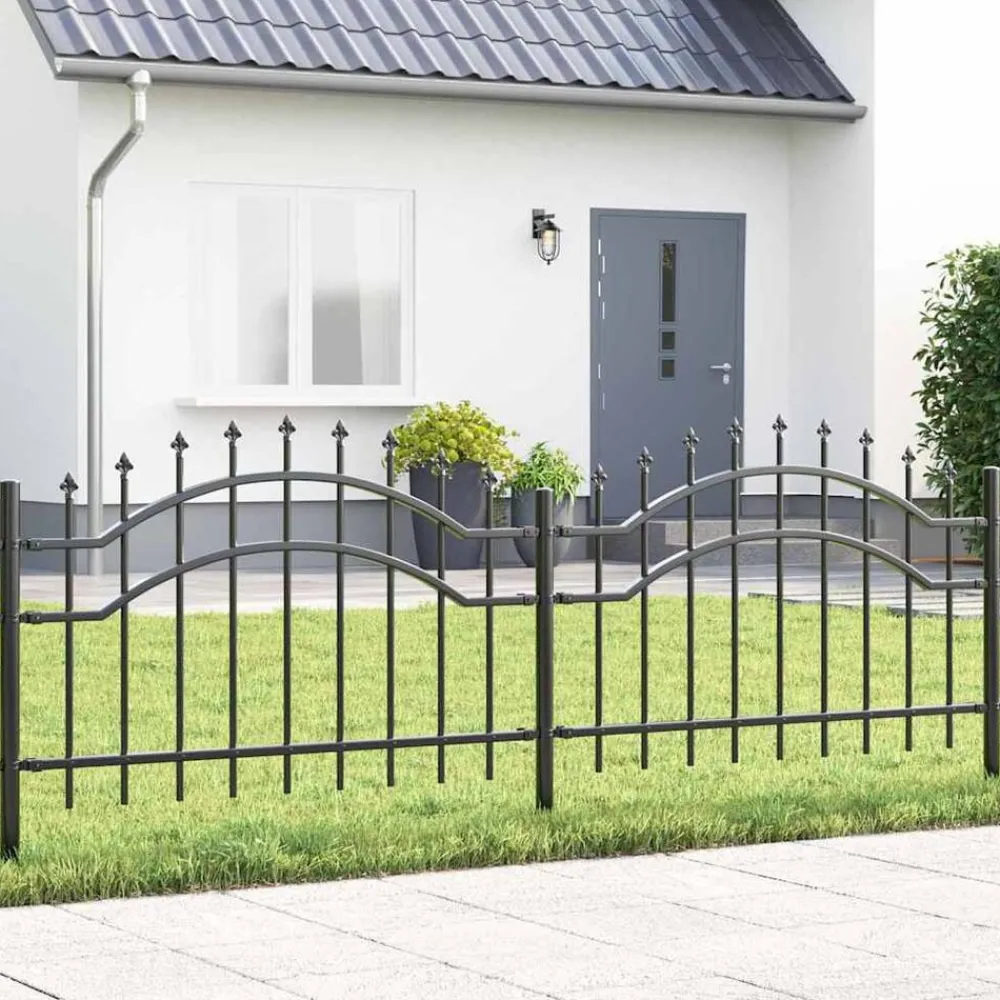 Clôtures & Barrières-vidaXL Clôture de jardin Woerden 240 x 115 cm Gris