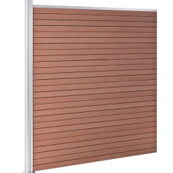 Clôtures & Barrières-vidaXL Clôture de jardin WPC 175x186 cm Marron
