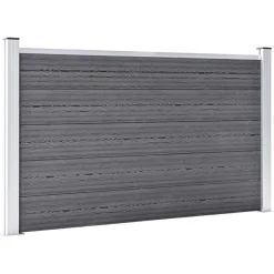 Clôtures & Barrières-vidaXL Clôture de jardin WPC 872x106 cm Gris