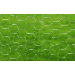 Clôtures & Barrières-vidaXL Clôture en treillis Acier galvanisé Hexagonal 1x25 m é Argent