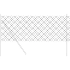 vidaXL Clôture en treillis métallique 25 x 0,4 m Acier