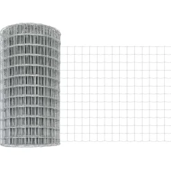 vidaXL Clôture Euro 0,4 x 10 m Fer revêtu de PVC