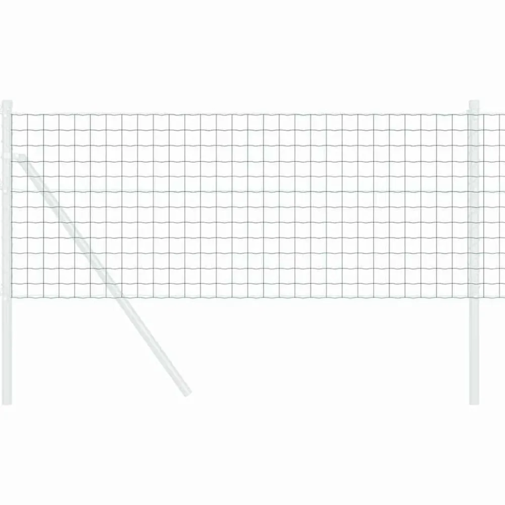 Clôtures & Barrières-vidaXL Clôture Euro 0,4 x 10 m Fer revêtu de PVC Vert