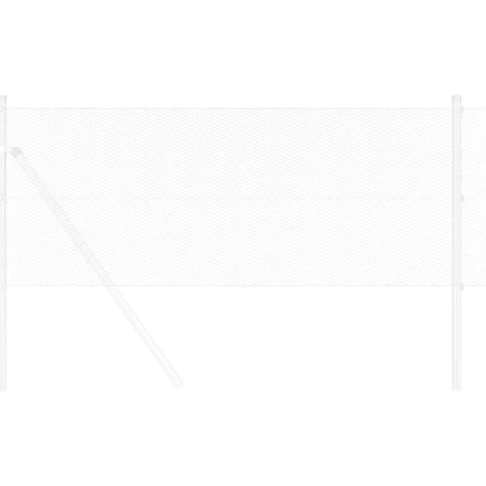 Clôtures & Barrières-vidaXL Clôture hexagonale Argenté 0,6 x 10 m Acier galvanisé