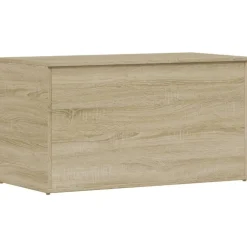 Armoires & Meubles De Rangement-vidaXL Coffre de rangement Chêne sonoma 84x42x46 cm Bois d'ingénierie Ch&ecirc;ne sonoma