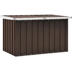 Mobilier De Jardin-vidaXL Coffre de rangement de jardin 109x67x65 cm Marron