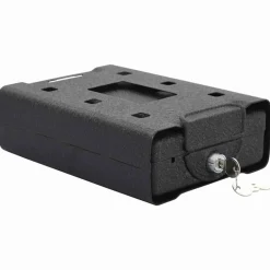 vidaXL Coffre de voiture avec verrouillage Noir 22 x 16 x 7 cm Acier