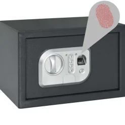 Sécurité À Domicile & Au Bureau-vidaXL Coffre-fort numérique Gris foncé 31 x 20 x 20 cm Acier