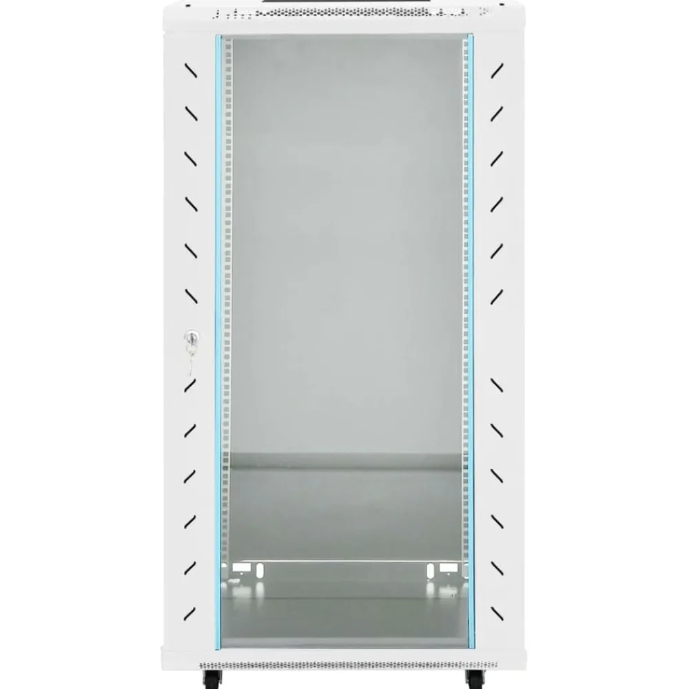 Appareils Électroniques-vidaXL Coffret de réseau à pieds pivotants 22U 19" IP20 60x60x120 cm Gris