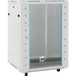 vidaXL Coffret de réseau avec pieds pivotants 15U 19" IP20 60x45x86 cm