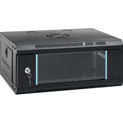 Appareils Électroniques-vidaXL Coffret de réseau mural 4U 19" IP20 53x40x21 cm Noir