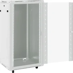 Appareils Électroniques-vidaXL Coffret de réseau 22U 19" IP20 60x60x120 cm Gris
