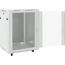 Appareils Électroniques-vidaXL Coffret de réseau 15U 19" IP20 60x45x86 cm Gris