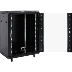 Appareils Électroniques-vidaXL Coffret de réseau 15U 19" IP20 60x45x86 cm Noir