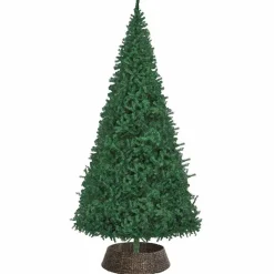 vidaXL Collier de sapin de Noël 105 x 105 x 28 cm Jacinthe d'eau