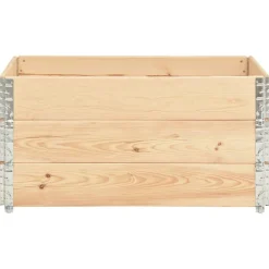 vidaXL Colliers de palette 3 pcs 80x120 cm Bois de pin solide