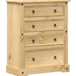 Armoires & Meubles De Rangement-vidaXL Commode Corona 92x48x114 cm bois massif de pin