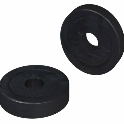 Accessoires De Quincaillerie-vidaXL compatible avec des rondelles plates 2 pcs Noir ∅15 x 3 mm
