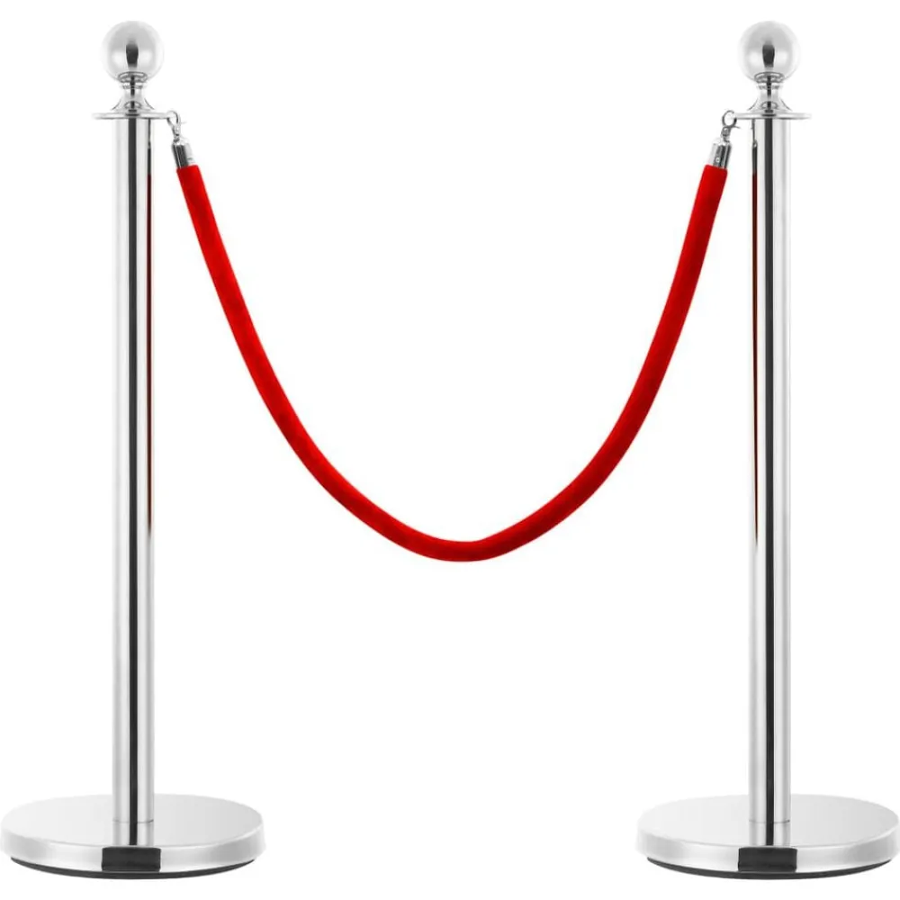 vidaXL Corde de colonne Rouge et é Velours