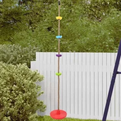 vidaXL Corde d'escalade Multicolore 30 x 30 x 200 cm Plastique