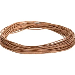 Arts & Loisirs-vidaXL Corde en Cuir Ø1 mm x 5 m Cuir Marron