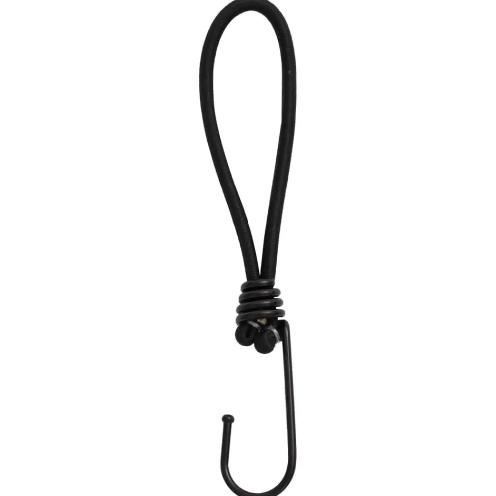 Loisirs De Plein Air-vidaXL Cordon élastique avec crochets 25 pcs 17 cm