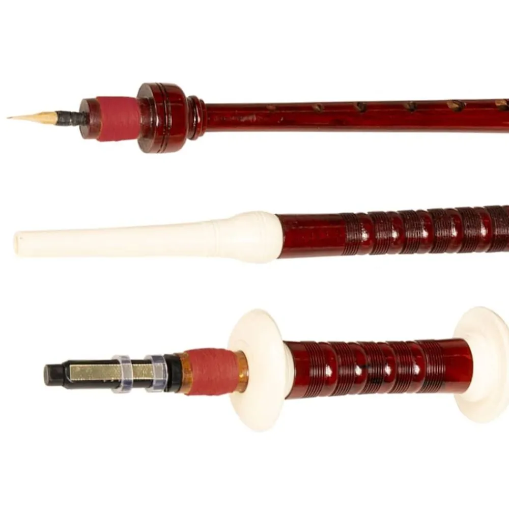 Arts & Loisirs-vidaXL Cornemuse écossaise Great Highland Tartan Royal Steward Rouge