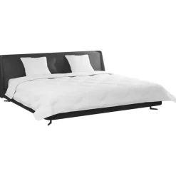 Linge-vidaXL Couette avec Oreillers 3 pcs Blanc Microfibre et Plumes D'oie