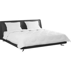 vidaXL Couette avec oreiller 3 pcs Blanc Microfibre
