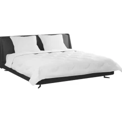 vidaXL Couette avec oreiller 3 pcs Blanc Microfibre