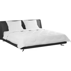vidaXL Couette avec oreiller 3 pcs Blanc Microfibre