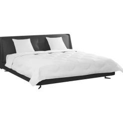 Linge-vidaXL Couette avec Oreillers avec oreiller 3 pcs Blanc Microfibre